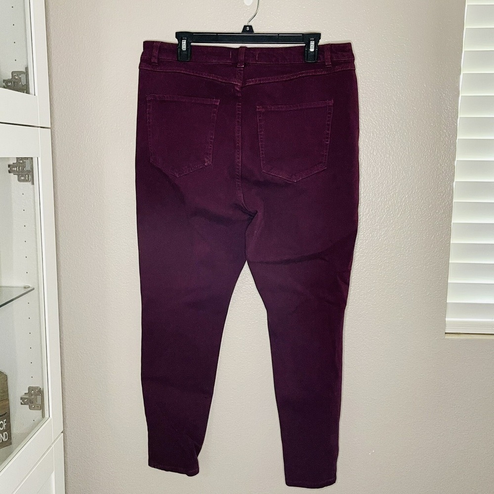Lane Bryant High Rise Skinny‎ Jeans 14 - Picture 3 of 9